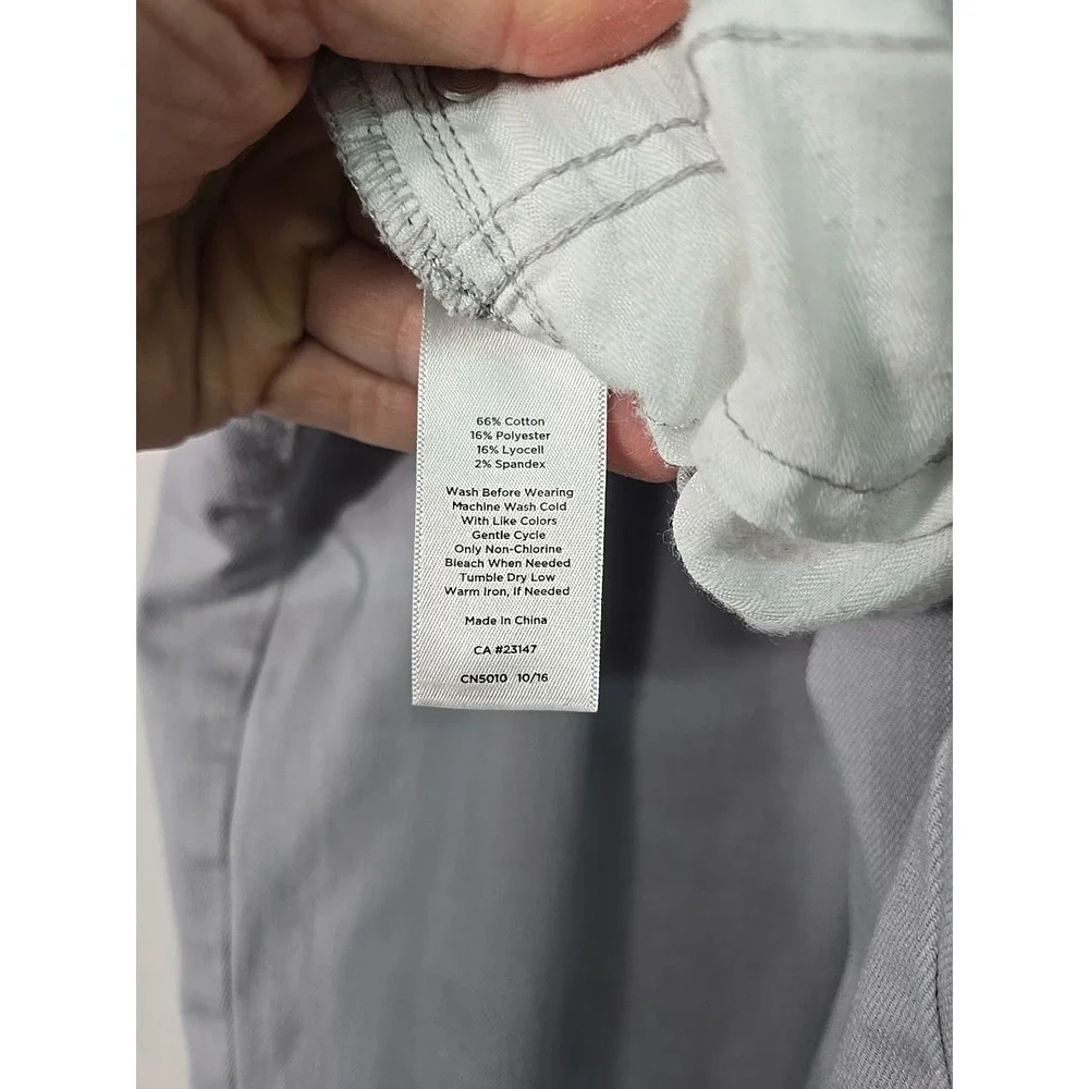 Talbots Boyfriend Jeans Women's 10 Gray‎ Denim Relaxed Fit Cotton Casual